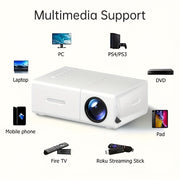Ultra high definition portable projector for home use