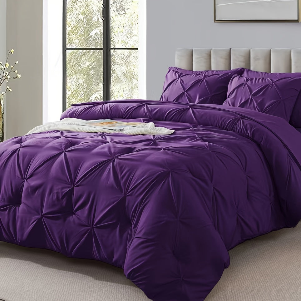 Cosybay Comforter Set Luxury Soft Fluffy Bedding With Comforter Fitted Sheet Flat