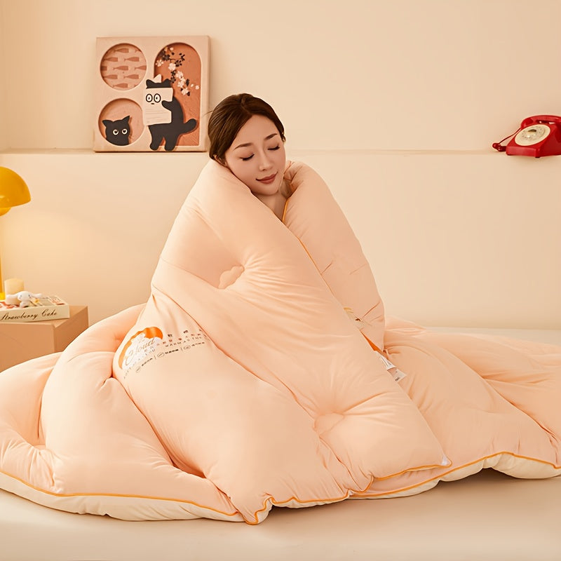 Autumn And Winter New Soft Fluffy Warm Thick Quilt Cute Pattern Autumn
