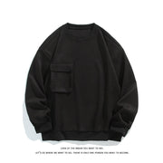Plus-Size Crew Neck Pullover Sweatshirt
