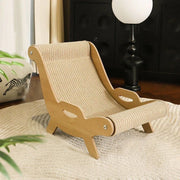 Extra Large 2-in-1 Cat Scratching Board and Rest Chair with Durable Surface
