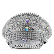 Silver Sequin Wedding Hat