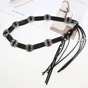 Rope Waist Chain with PU Buckle