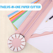 12-in-1 Multifunctional Paper Cutter for Crafts & Scrapbooking