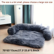 Luxury Dual-Function Dog Bed Sofa with Integrated Nest - Plush Pet Furniture for Indoor and Outdoor Use
