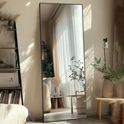 58-inch arched floor mirror with rustproof frame