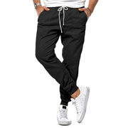 Loose Fit Casual Men's Trousers - Ankle Tied Outdoor Overalls