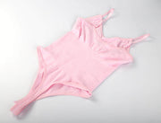Plus Size Bodybuilding Belly Contraction Shapewear One-piece Seamless T-back