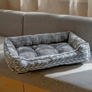 Winter warmth ultra-soft plush pet bed in 4 sizes