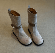 Vintage Suede Ankle Boots