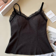 Sexy One-Piece Lingerie for Women - French-Style V-Neck Camisole