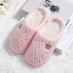 winter indoor slippers for couples: anti-slip and warm