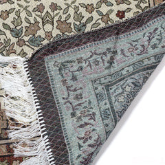 New Floral Design Kaaba Gold-thread Cotton Yarn Carpet