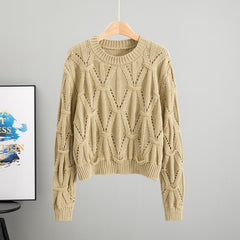 Thickened Korean Style Twist Thread Thermal Sweater
