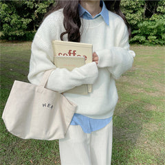 Soft Glutinous Gentle Loose and Idle Pullover Sweater