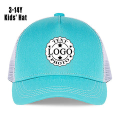 Bulk customizable baseball caps for kids with adjustable fit
