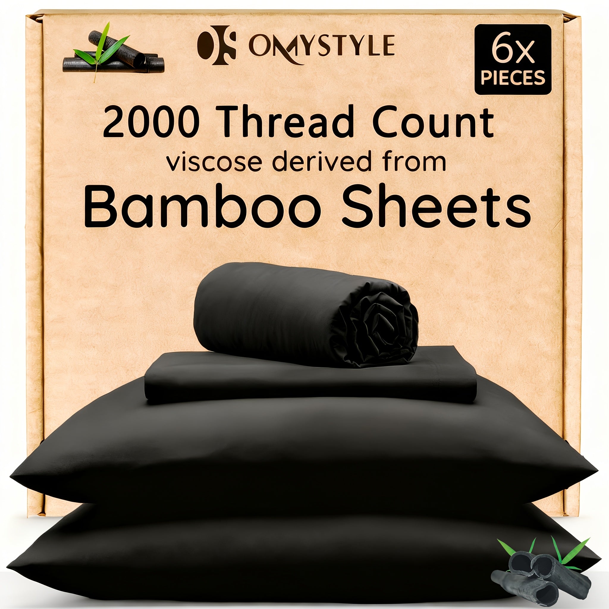 Bamboo Cooling Bedding Set Breathable And Silky Fit For Hot Sleepers And