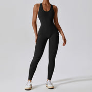Women's High Elastic One-Piece Yoga Jumpsuit
