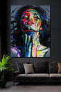 100x140 Woman and Art Canvas Painting - Swordslife