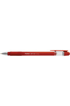 12‑Pack Red Nano Antibacterial Ballpoint Pens with Soft Grip