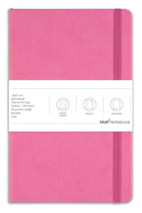 13x21 Elastic Notebook Dotted Pink