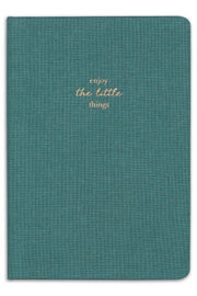 14x20 Hard Cover Notebook Dotted Dark Green