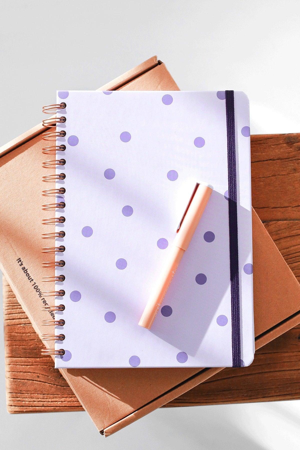 17x24 Cm Elastic Spiral Hard Cover Note