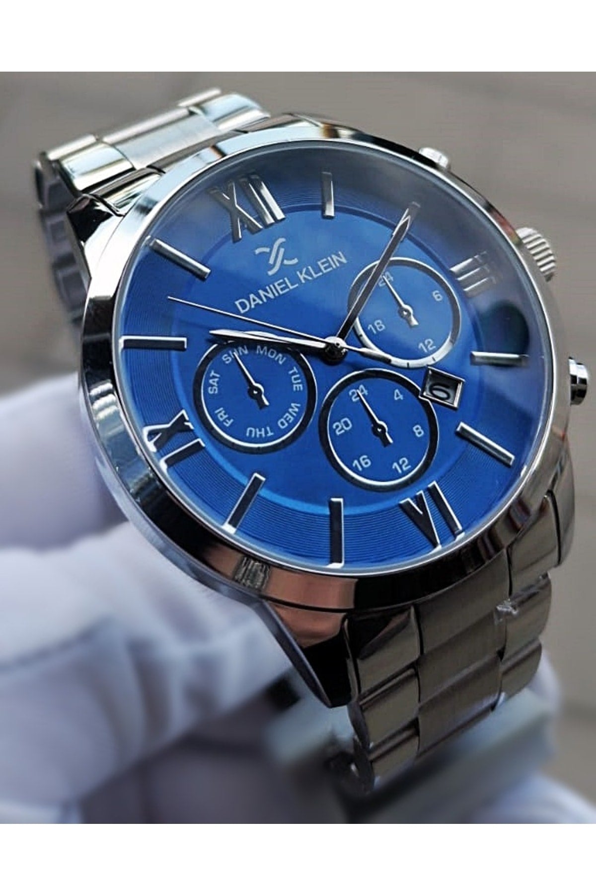 Exclusive Silver Men'S Wristwatch 3 Atm Waterproof Stainless Steel Machine Guaranteed