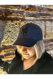 Unisex Grau Farbe Schwarz Stickerei Baseball Ny New York Hut