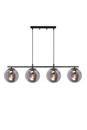 Romaithal Smoked Glass Modern Design Quadruple
