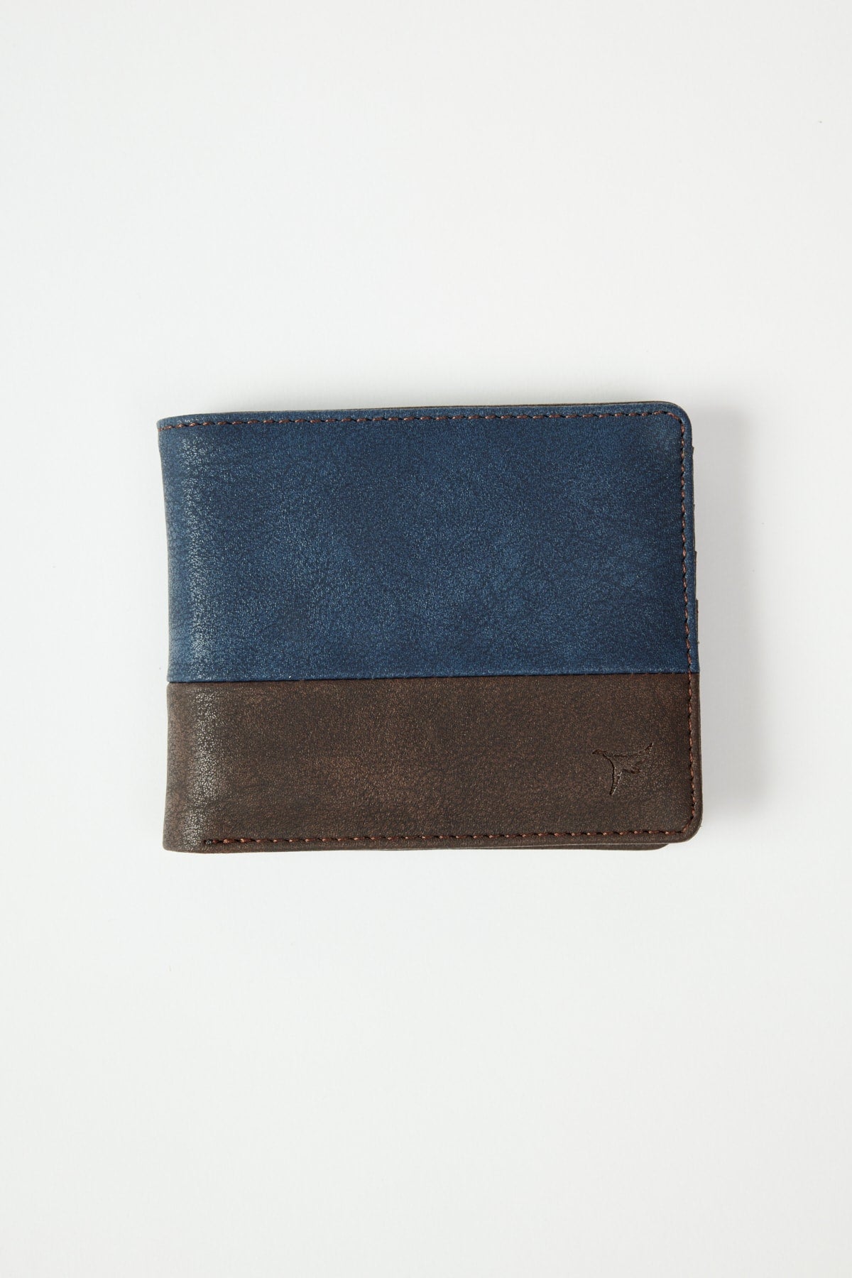 Herren Marineblau-Braune Geldbörse