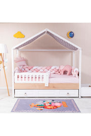 Minibaby Pink Elephant 3-Piece Knitted Montessori Baby Kids Sleeping Set