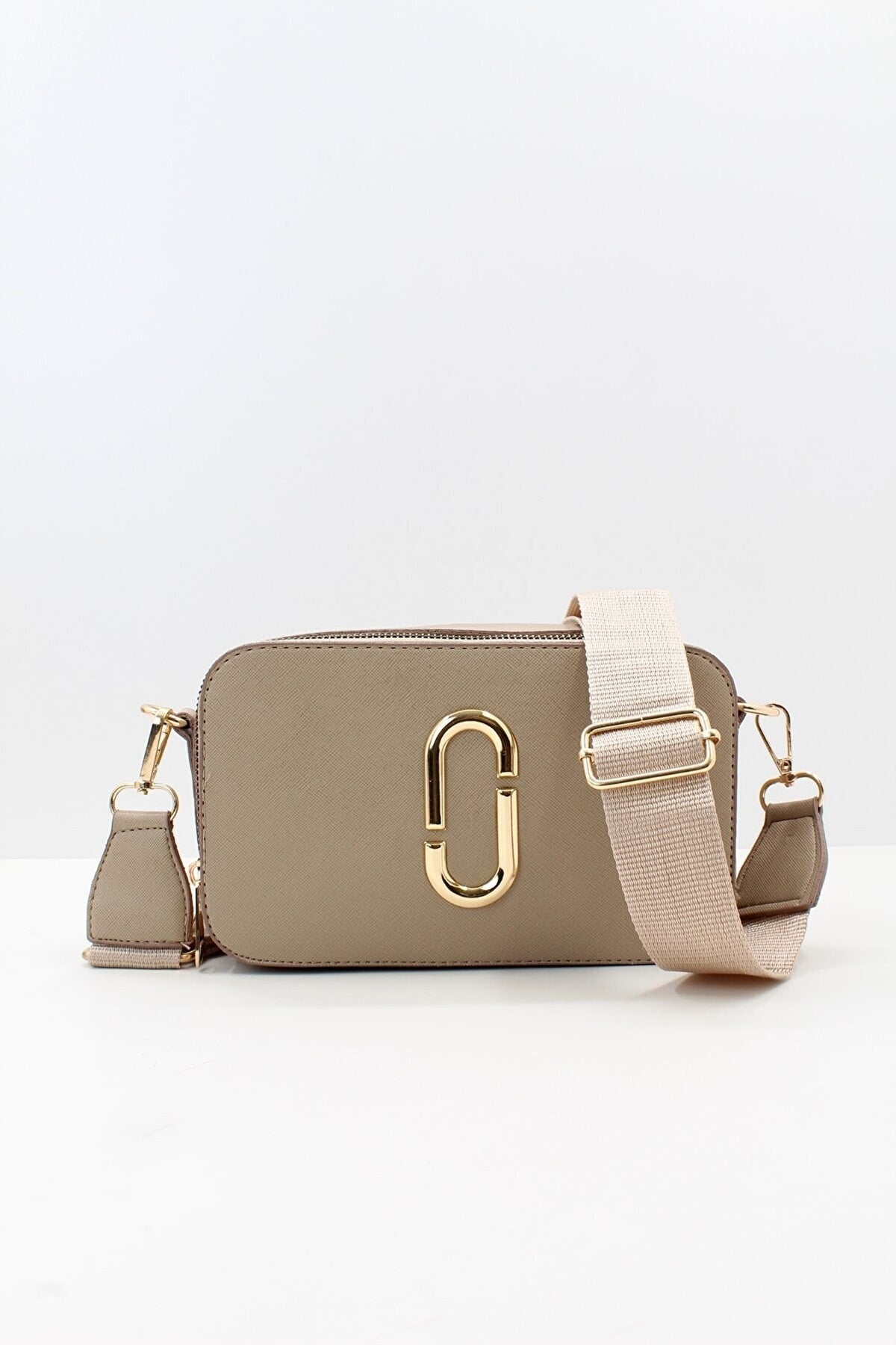 Damen Zweiäugige Tasche Hand Schultertasche Nerz