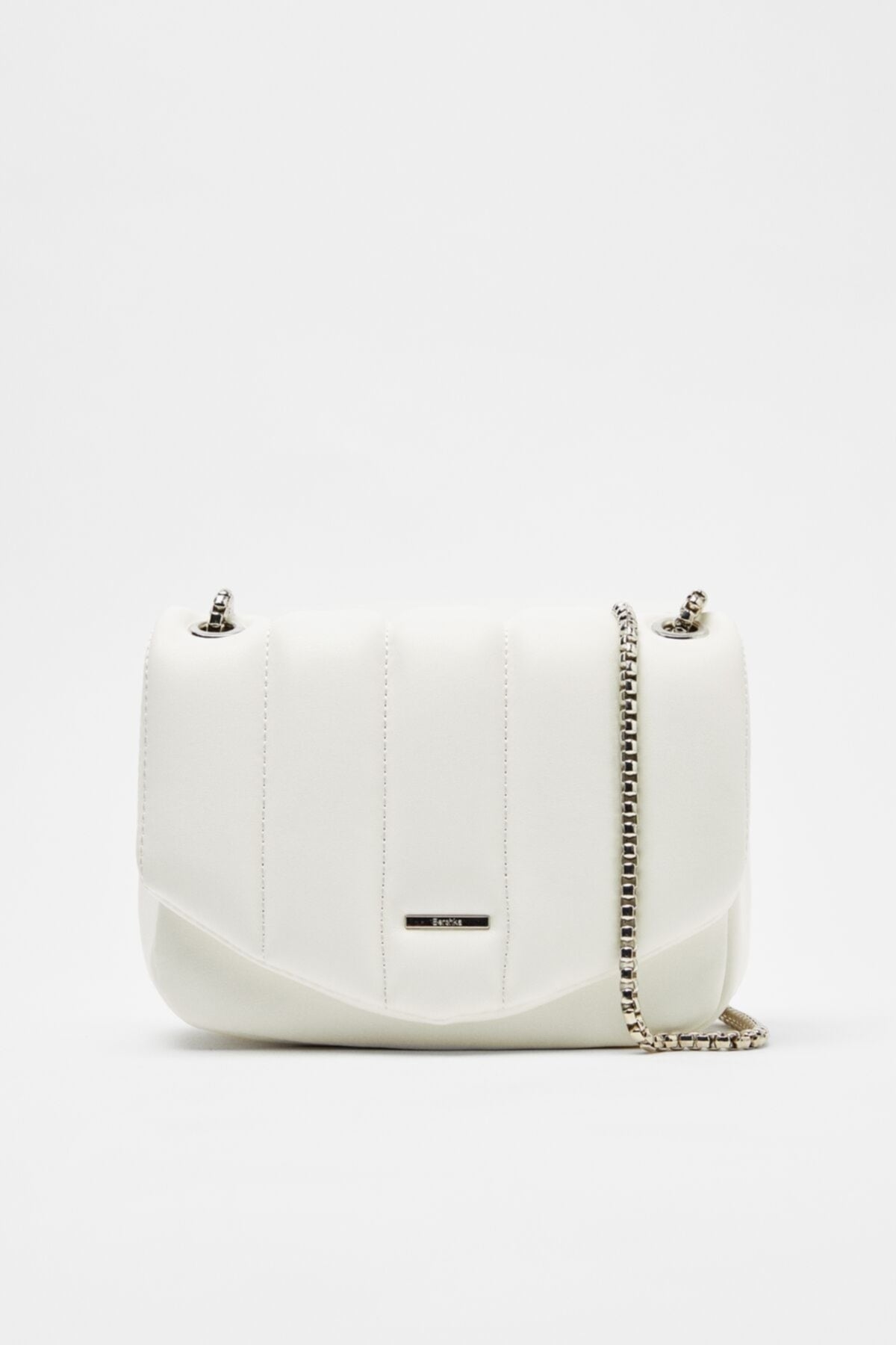 Gesteppte Tasche mit vertikaler Kette