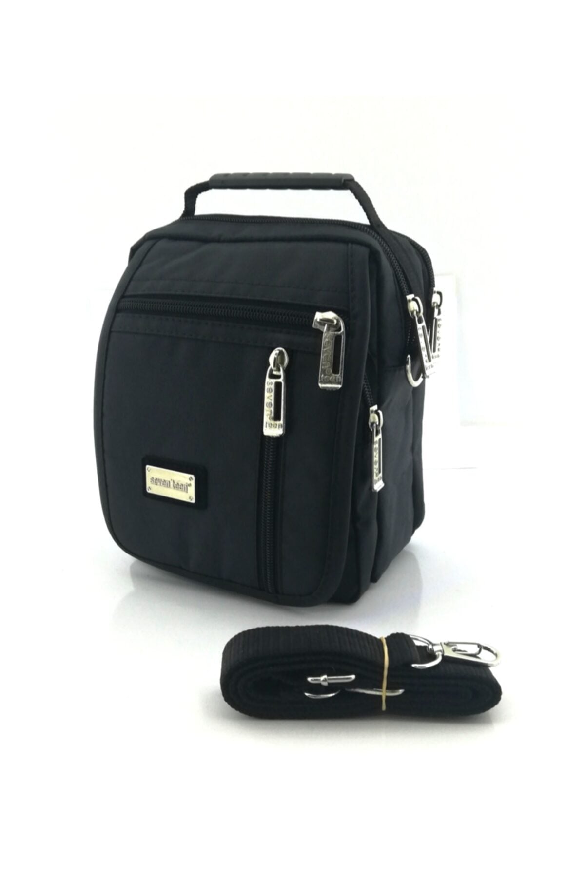3460 Multi-Eyed Herren Hand- und Schultertasche Schwarz