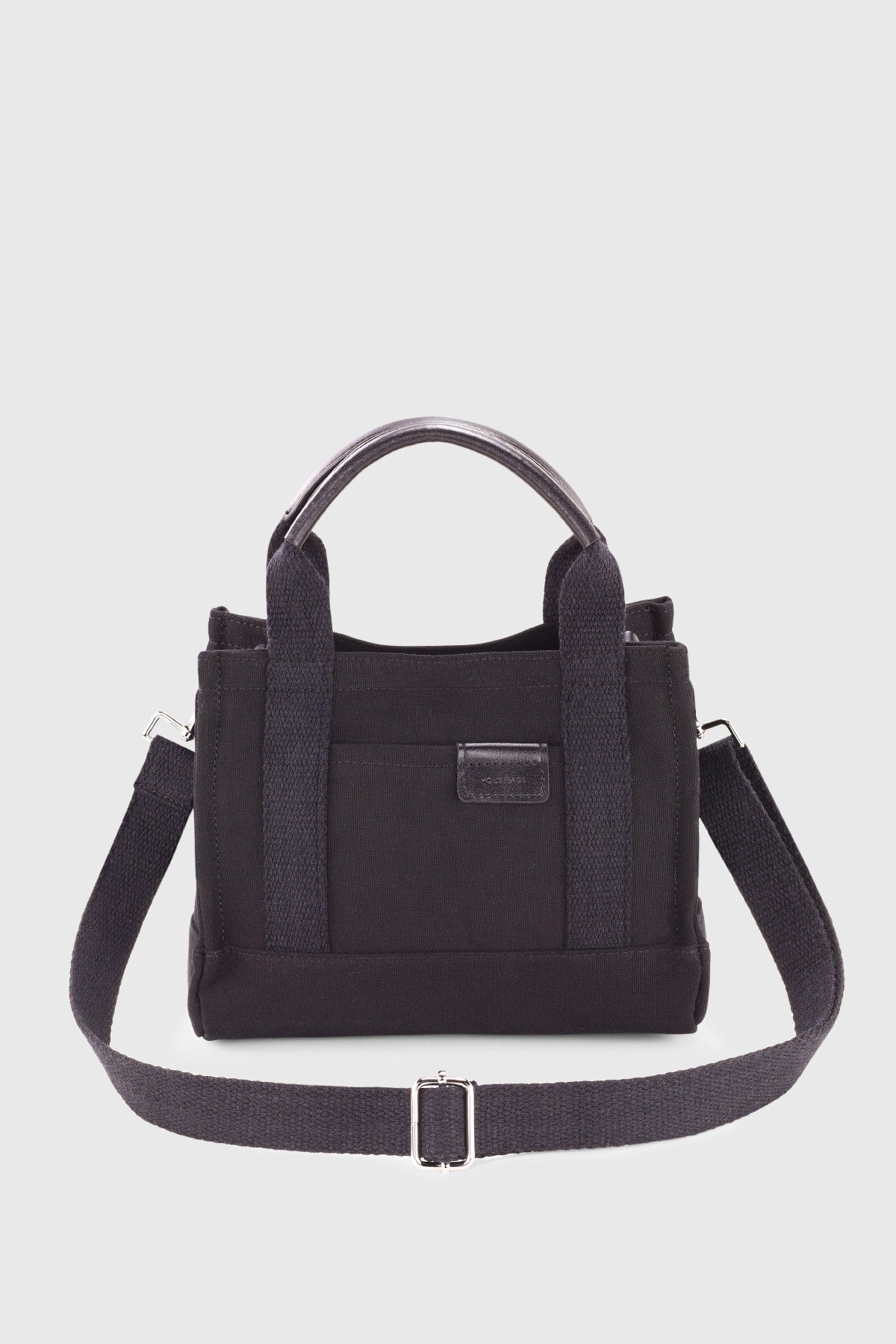 Schwarze Canvas-Tragetasche 232 für Damen