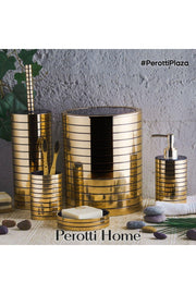 5pcs Gold Black Bathroom Set - Swordslife