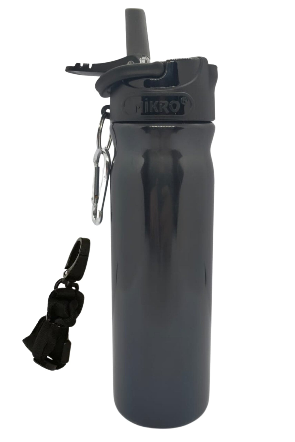 Steel Drinker And Flask 500 Ml Straw Hanger Rope