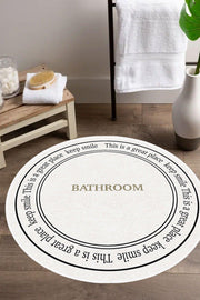 Digital Non-Slip Washable Bathroom Bath Bath Bath Rug Bath Mat Round - Swordslife