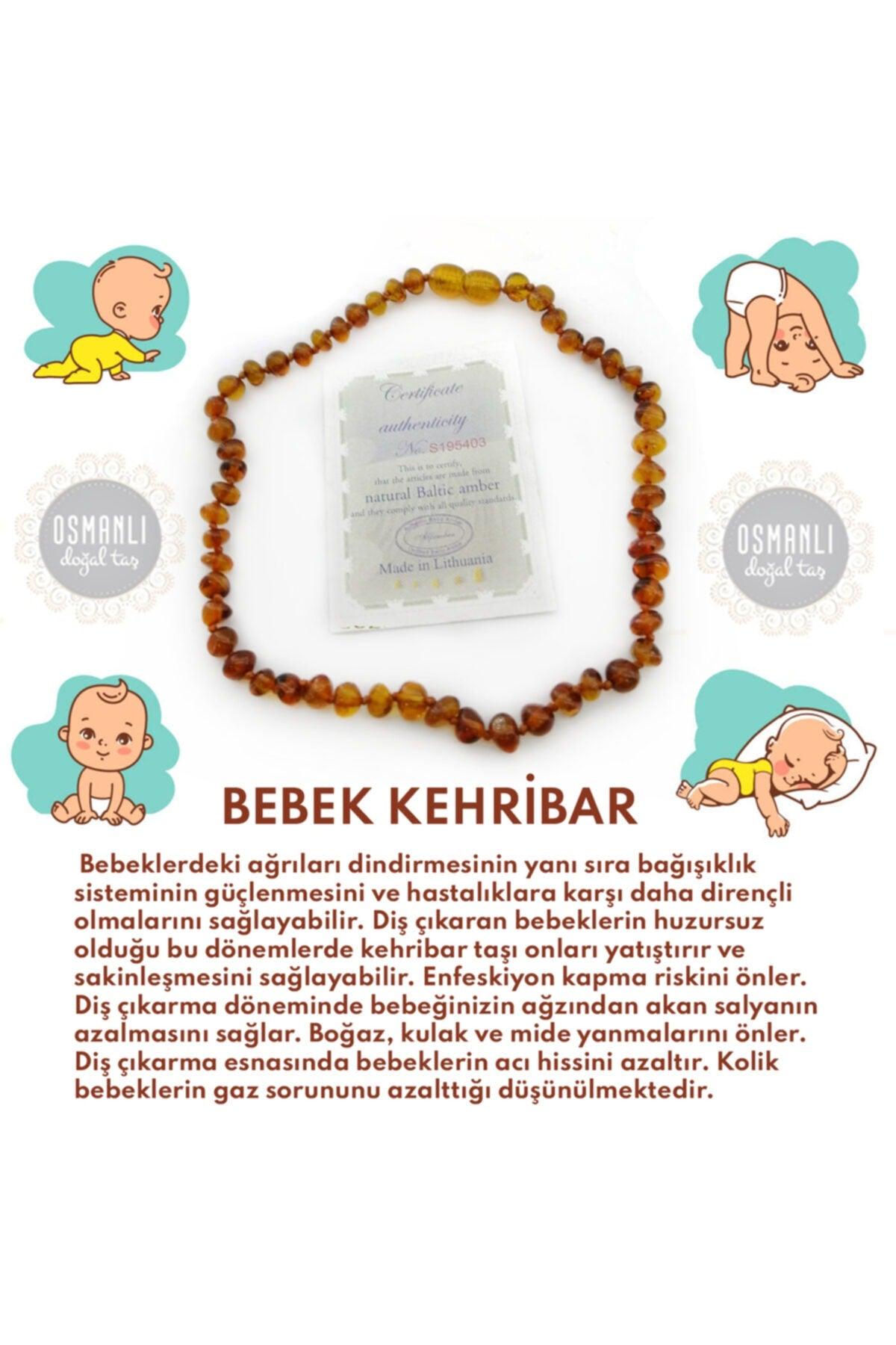 Certified Baby Amber Necklace (33-35 CM) - Swordslife