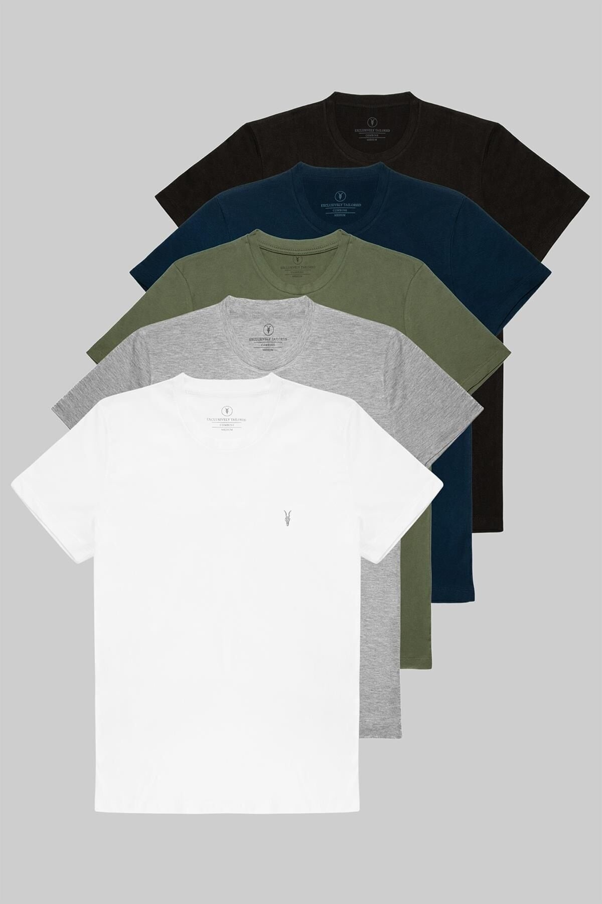 Standardmuster Basic 5er-Pack T-Shirt 1000