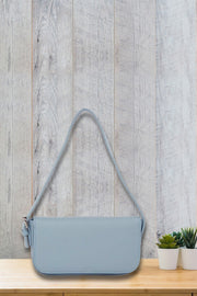 Women'S Bebe Blue Cover Baguette Bag