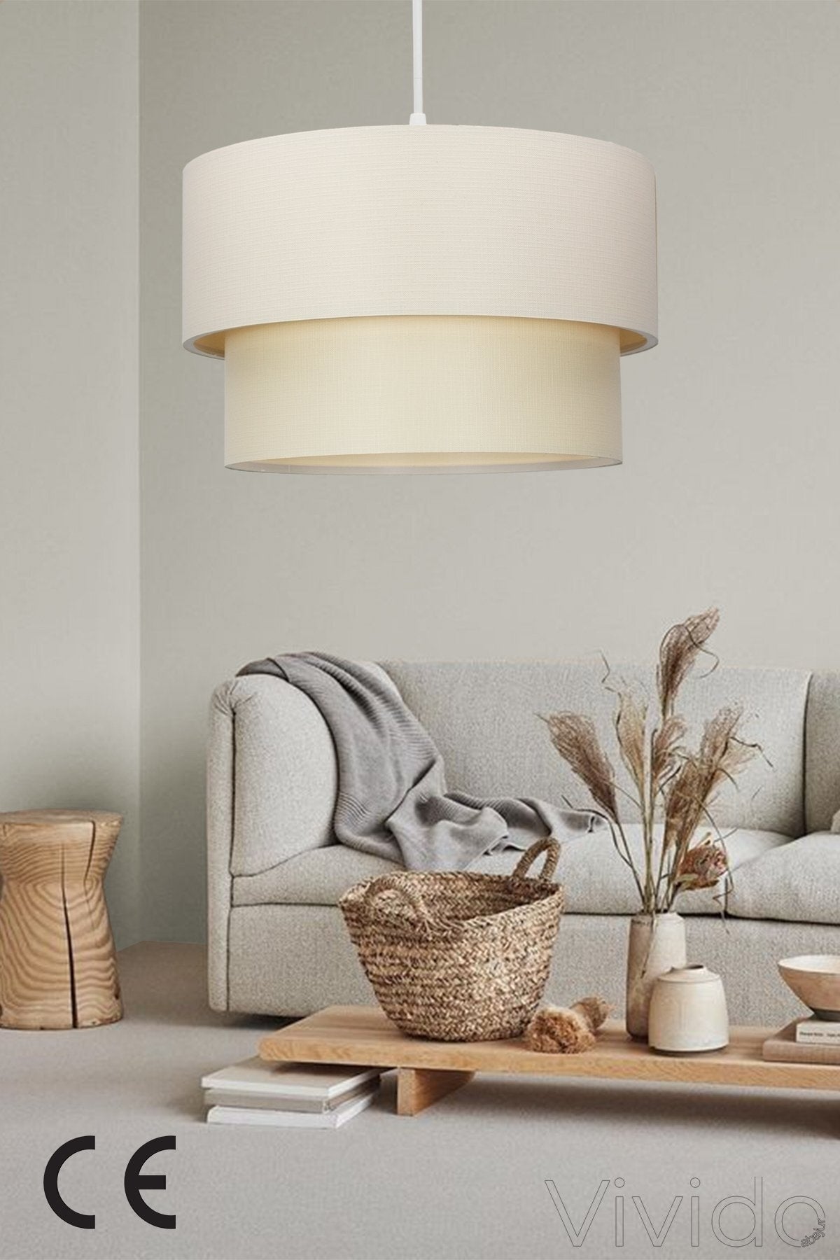 Pastry Pendelleuchte Kronleuchter Creme Finlin