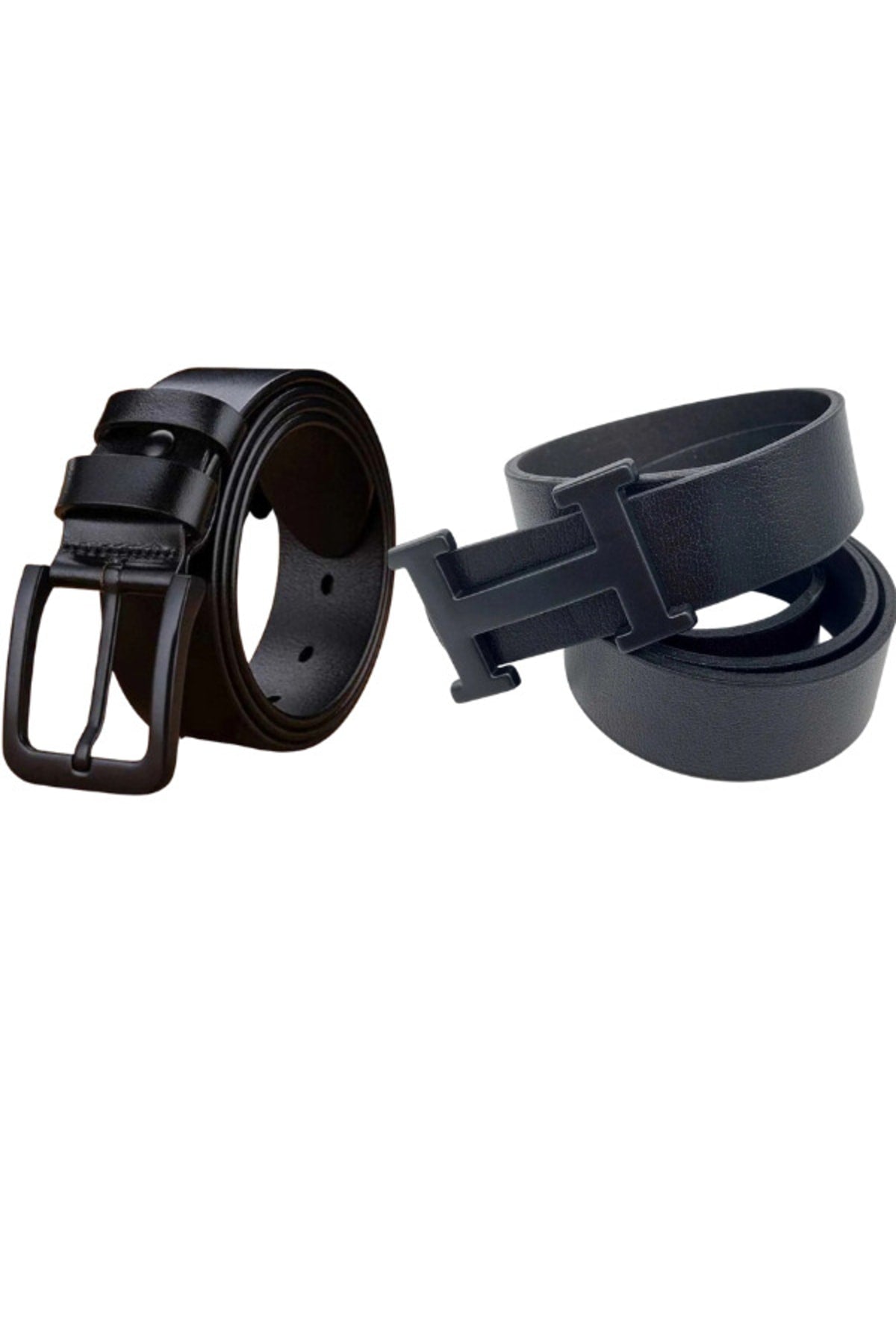 2 Pieces Belt Suitable For Men'S Denim Fabric And Canvas Trousers 2 Pcs