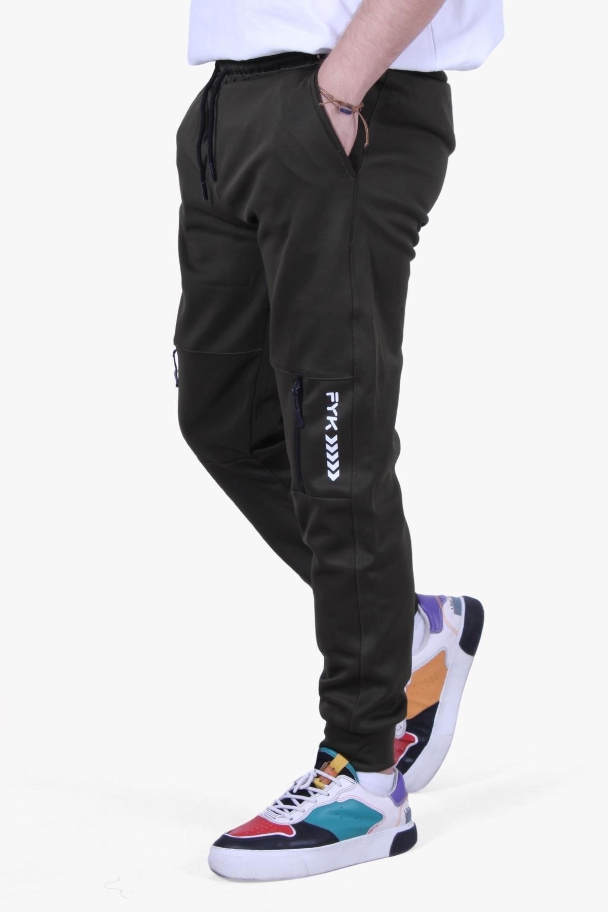 Sml-Xl-Xxl Herren-Jogginghose mit Textdruck in Slim Fit