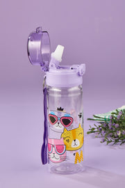 Healthy Polycarbonate Flask 500 Ml, Flask With Straw 500 Ml Cats