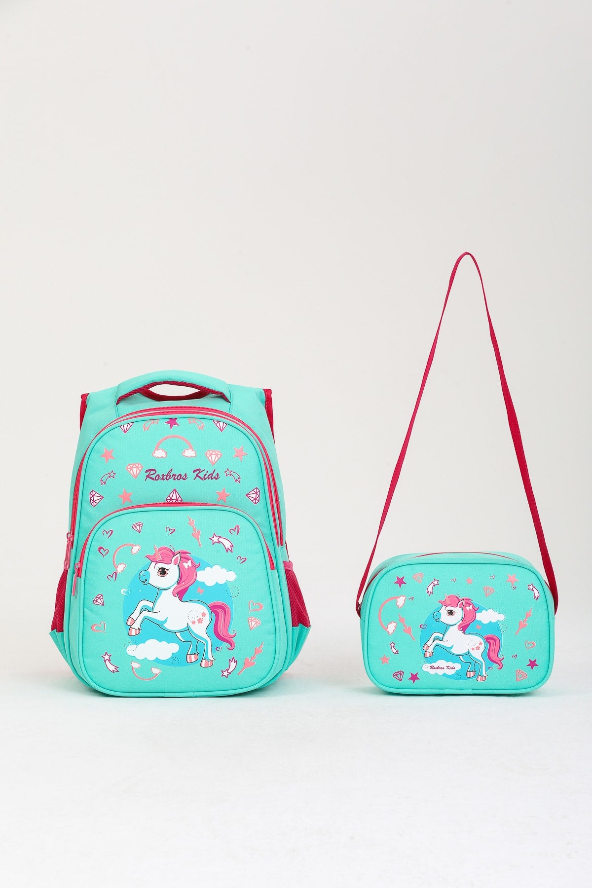 Einhorn Kleines Pferd Grundschule Tasche Lunchbox Mädchen Kind