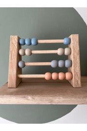 Natural Healthy Wooden Toy Montessori Abacus Analytical Intelligence Mathematics Kids Baby Room Decor