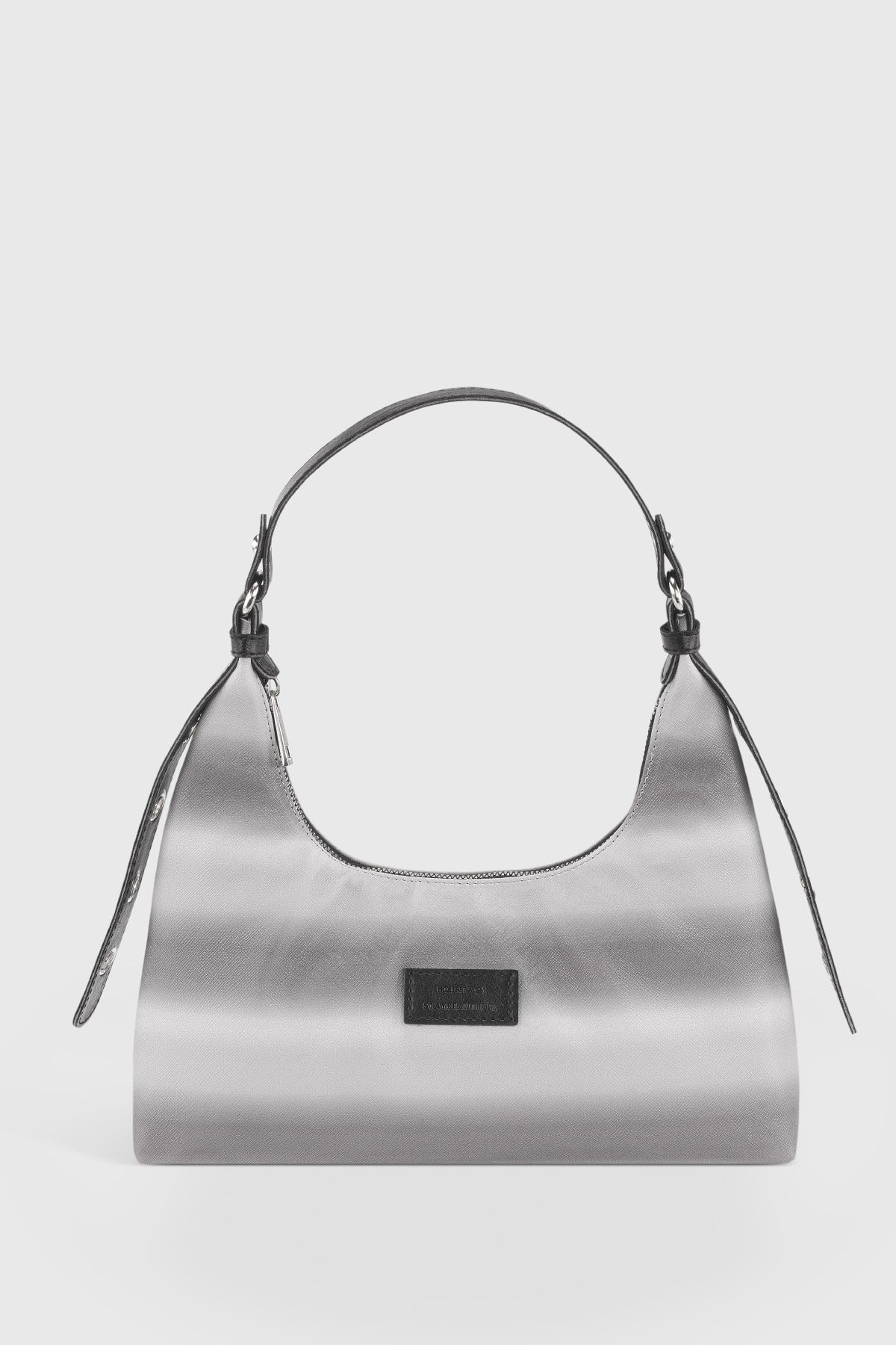 Mehrfarbige schwarze Baguette-Tasche 205 für Damen