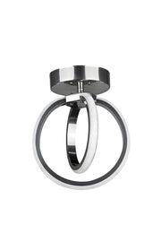 Sezen Led Ceiling Mounting Single Chandelier Chrome